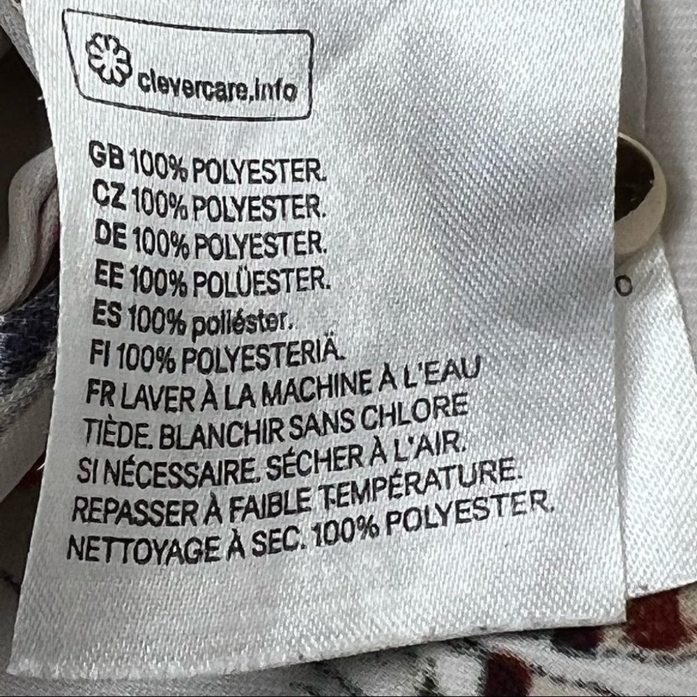 H&m  Button Down Bird Pattern Shirt - Picture 7 of 8